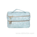 Double makeup bag Multi-functional makeup bag